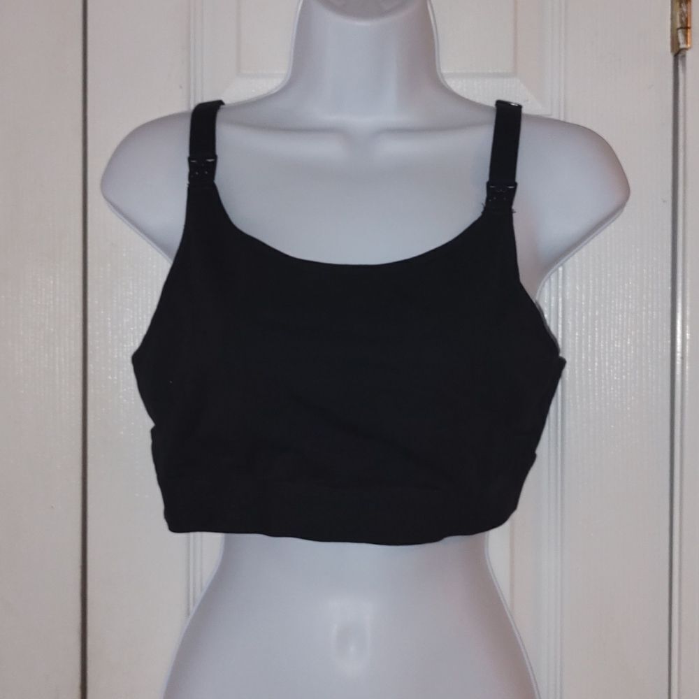 Momcozy black Hands-Free Nursing & Pumping Bra Sz M  ( 34 B, 34C, 34D, 36 A) NWT